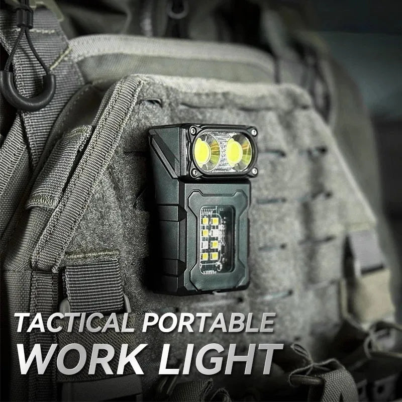 LumoBeam | Taktische EDC-Leuchte | USB-C Schnellladung | Kompakt & Robustes Design | Für Outdoor & Notfälle