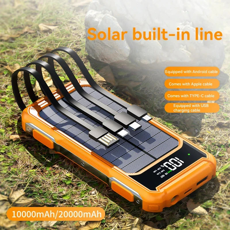 Voltora 200K | Solar Powerbank | 200.000mAh Kapazität | Wiederaufladbar & Kompakt