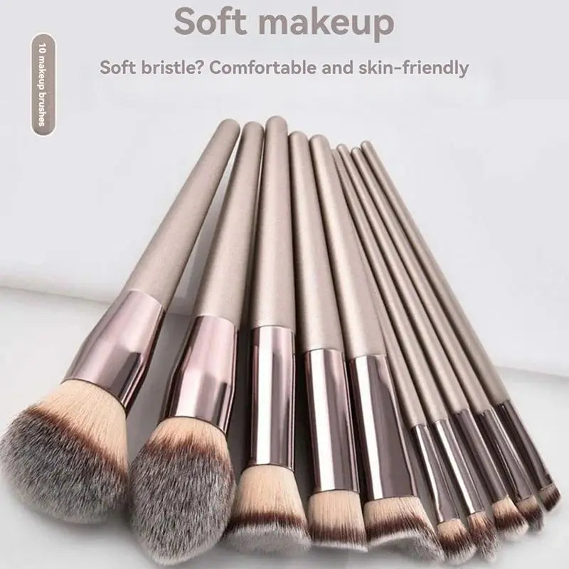 GlamBrush | Make-up Pinselset | Ultraweiche Synthetikhaare | Elegant & Vielseitig
