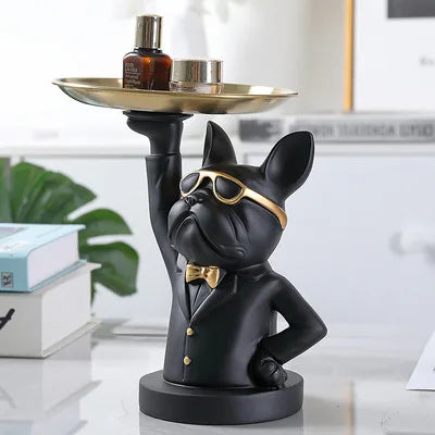 Bulldecor | Schlüsselhalter in Bulldoggenform | Robust, dekorativ & vielseitig | Für Flur, Büro, Schlafzimmer & Eingangsbereich