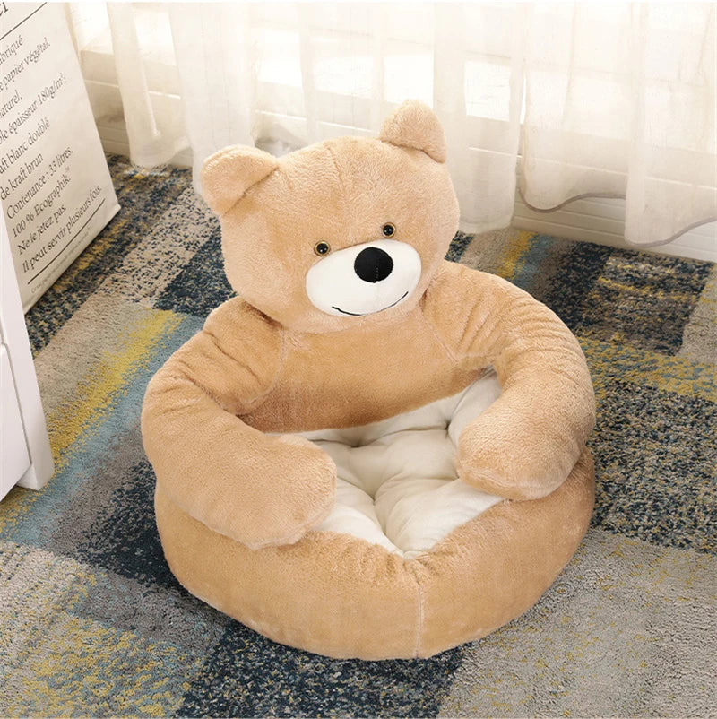 CuddleCub™ - Winter-Hundebett aus Plüsch in Bärenform [Letzter Tag Rabatt]