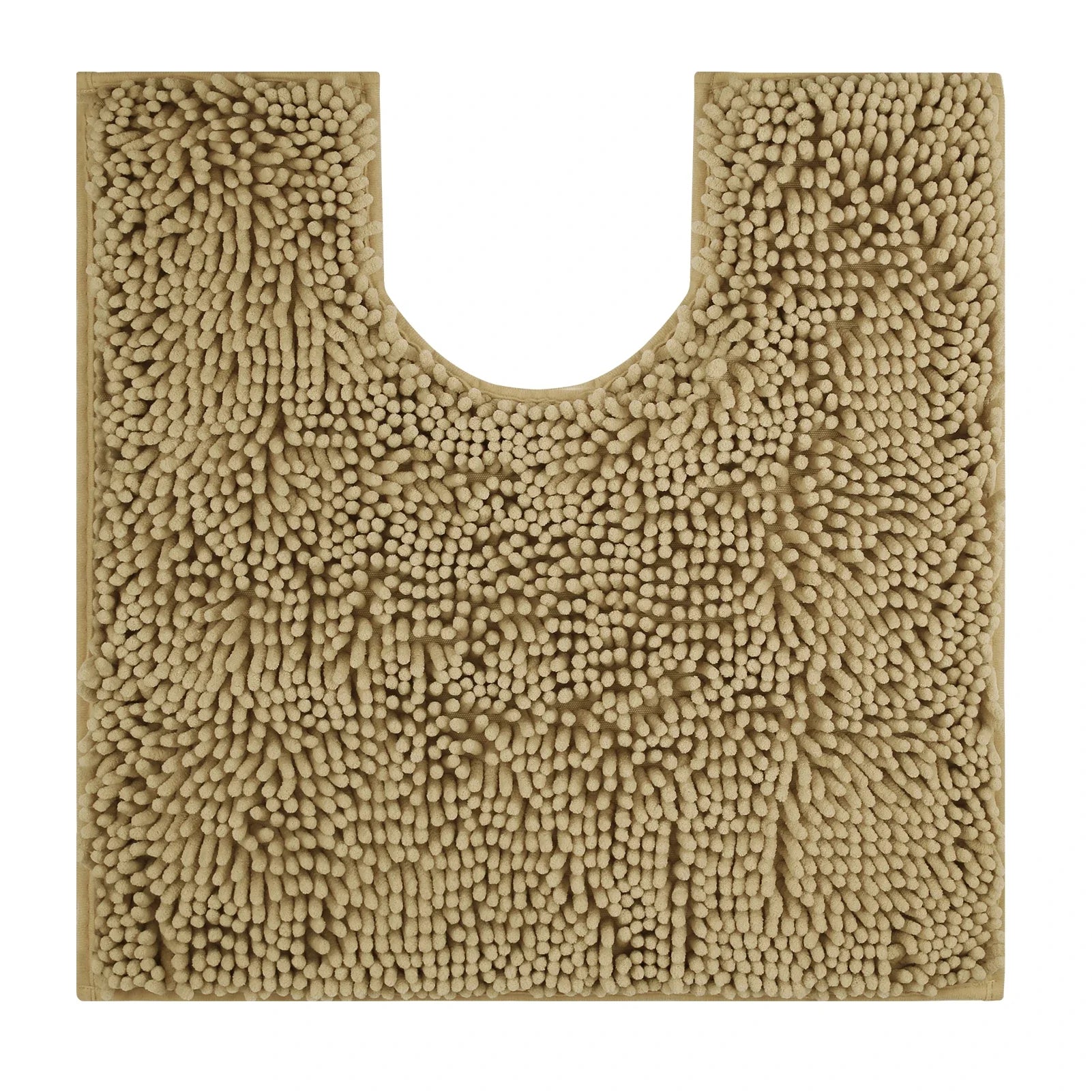 Aqualume | U-förmige Toilettenmatte | Chenille-Badmatte mit überlegener Saugfähigkeit | Rutschfest und maschinenwaschbar | Weich und gemütlich