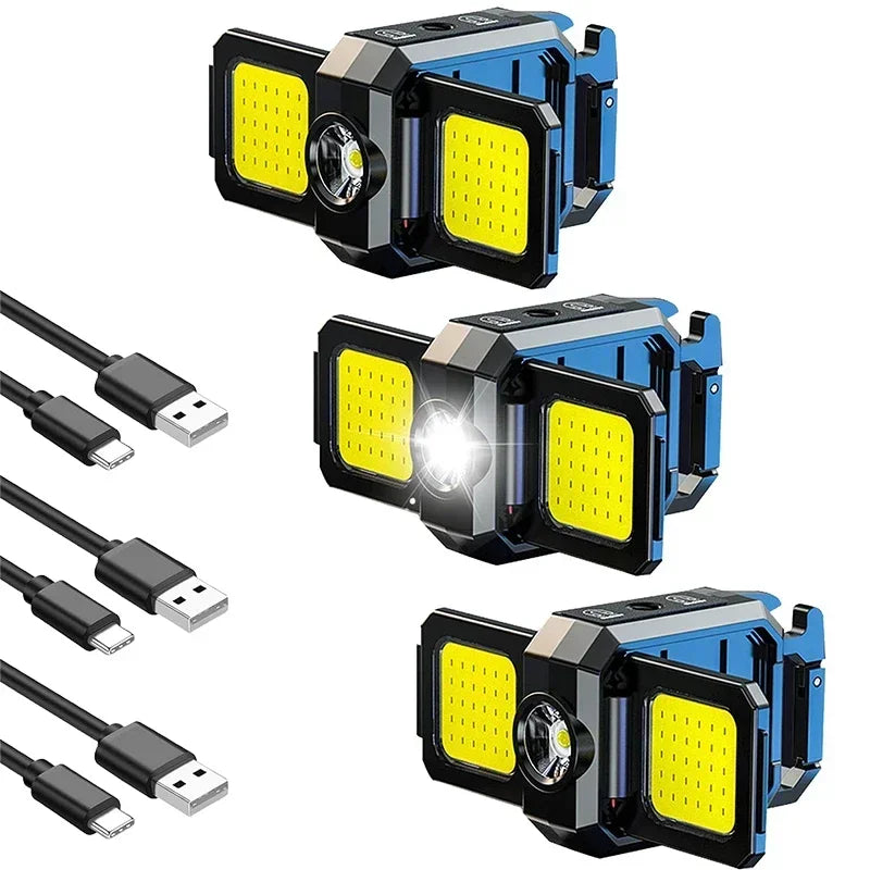 TorchKey Mini Taschenlampe | 1000 Lumen | Magnetfuß & USB-C | Schlüsselanhänger-Format