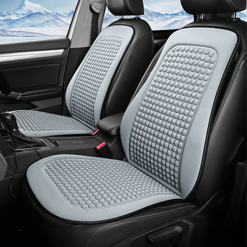 CoolSeat | Kühlendes Auto-Sitzkissen | Atmungsaktiv & Universelle Passform | Eisseide & Mesh