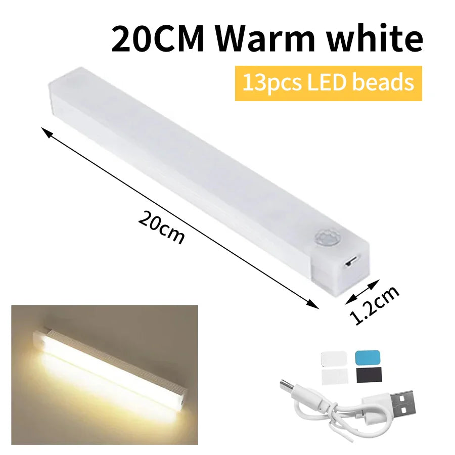 Novera Motion Light | Bewegungsmelder & USB-Akku | Magnetisch & Blendfrei | Warmweiß LED