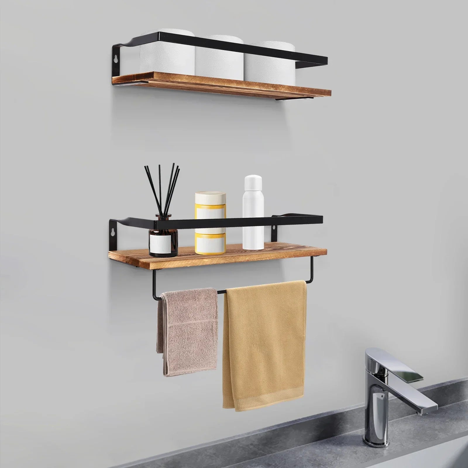 WoodAura™ – Stilvolle Wandplanke für ein warmes Zuhause