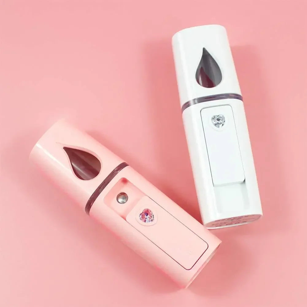 HydraMist | Nano-Gesichtsspray Mini | USB-aufladbar & Feuchtigkeitsspendend | Für Haut & Wimpern