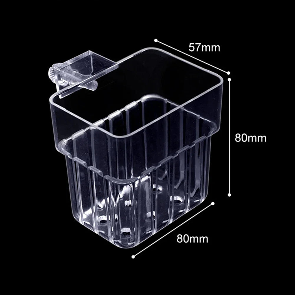 AquaSphere | Hängender Pflanzenkorb | Transparent & Platzsparend | Für Aquarien