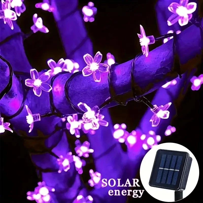 GlowVine | Solar-Lichterkette für Außenbereiche | 100 LEDs, flexibel & wetterfest | Garten, Terrasse, Balkon & festliche Dekoration