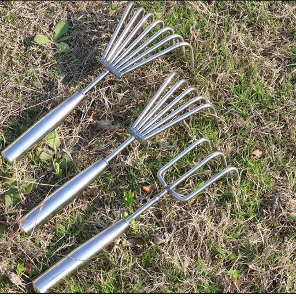 WeedMaster Unkrautjäter aus Edelstahl | 29 cm Handwerkzeug | Ergonomisch & Rostfrei | Für Garten & Beetpflege