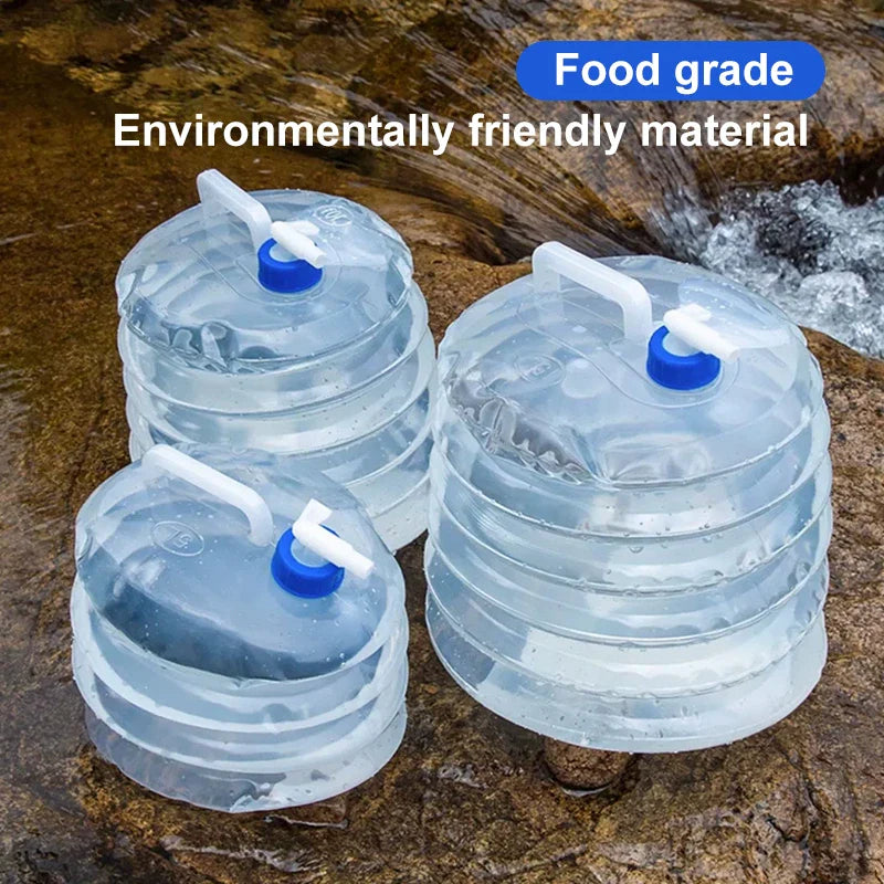 HydroPack Flex | Faltbarer Wasserkanister | BPA-frei & Auslaufsicher | 5L 10L 15L