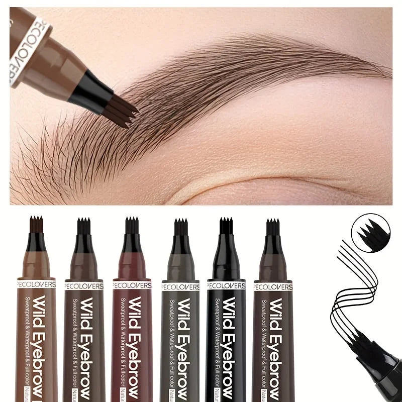 BrowMaster Precision Pen | Präzise & Wasserfest | 4-Zacken-Technologie | In 6 Farben