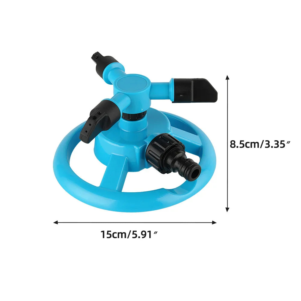 RainTiva Rasensprenger | 360° Rotation | Wassersparend & Robust | Für Garten & Rasenpflege