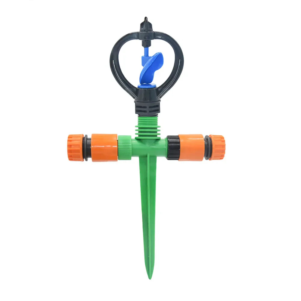 AquaVerta | 360° Sprinkler | Vortex-Rotation | Kompakt & effizient | Für Garten & Gemüsebeet