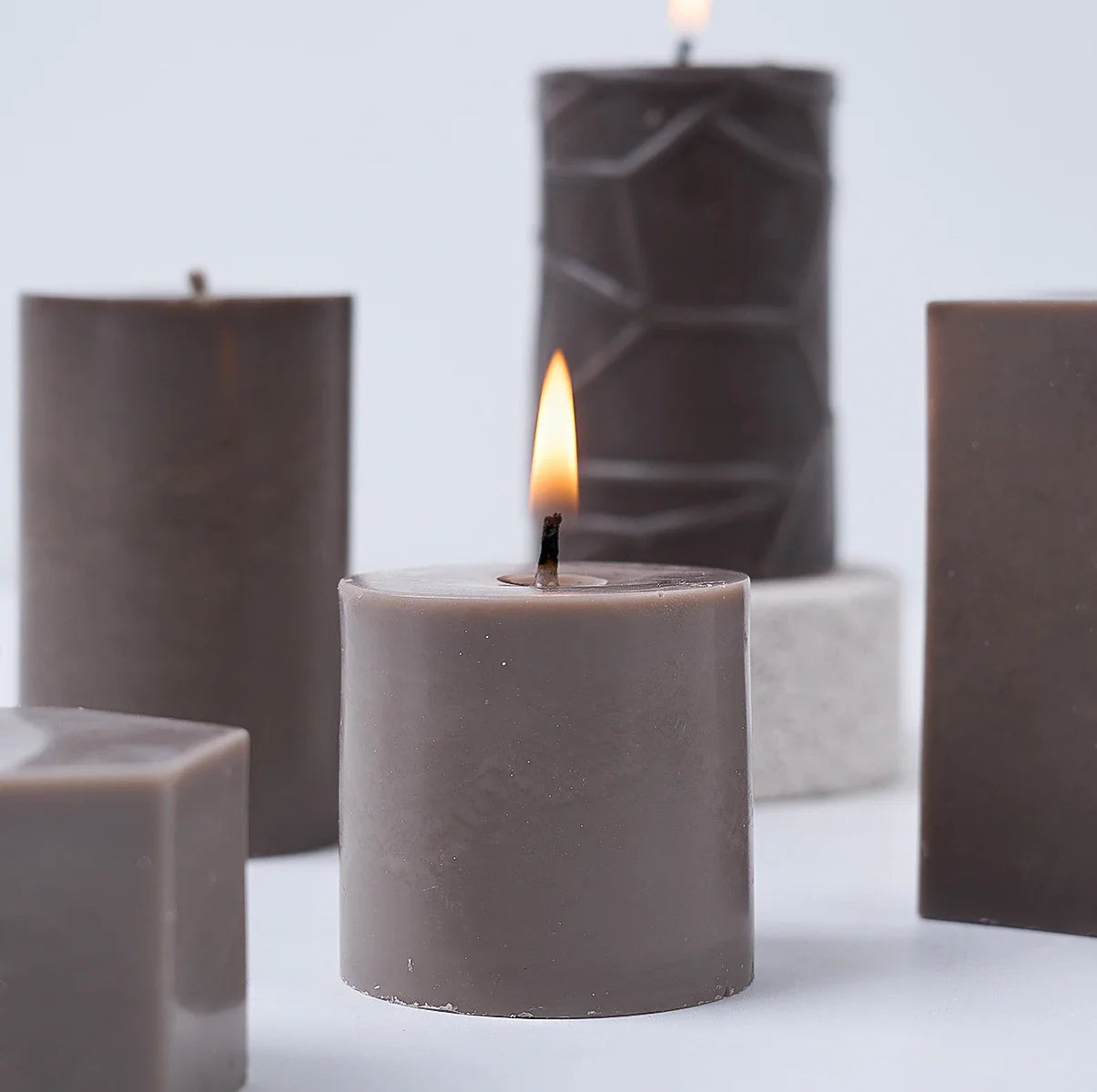 Creativa 3D Silikonform Set | Geometrische Gießformen | Für Kerzen & Seifen | Flexibel & Wiederverwendbar