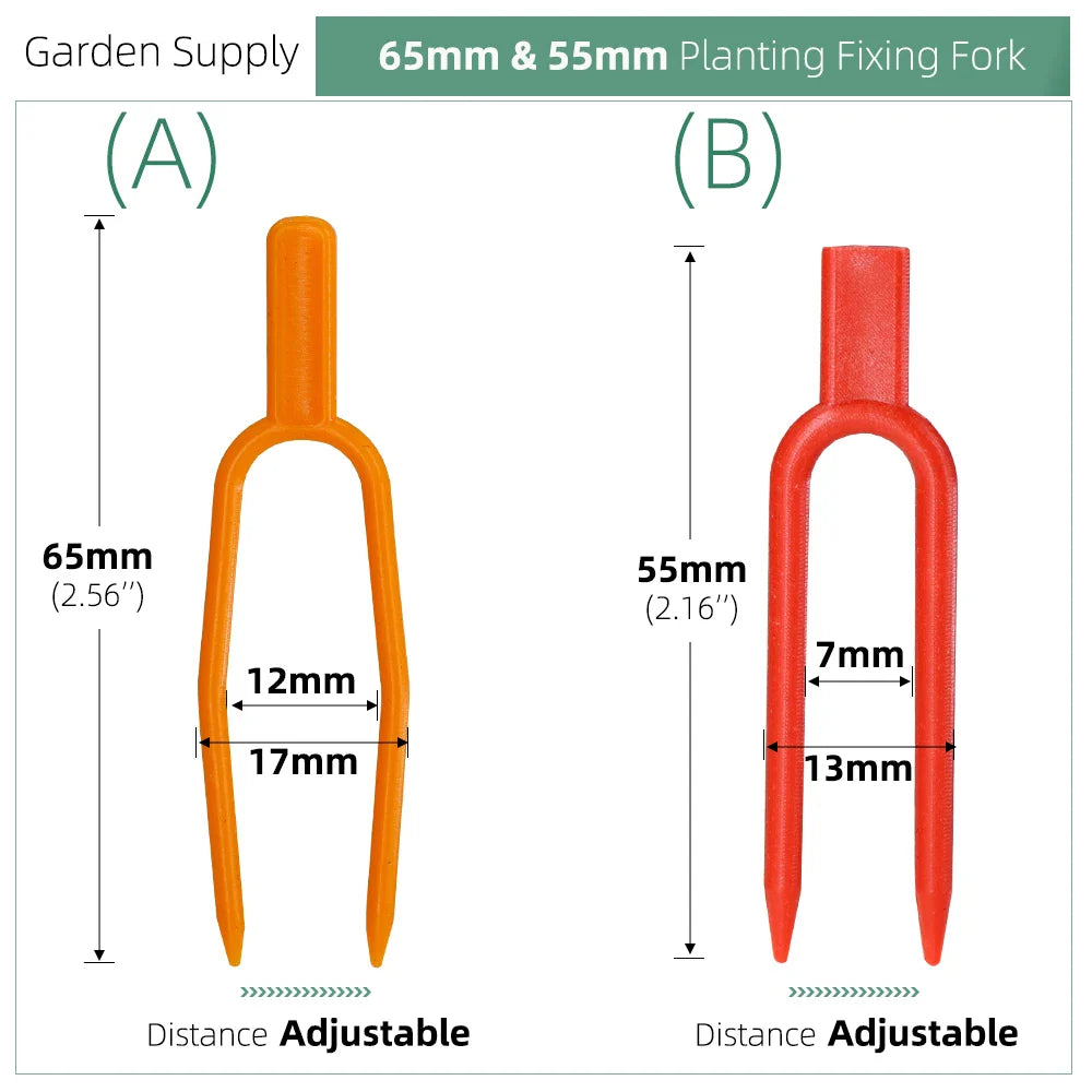 Plantigo Pflanzenfixierer Set | Stabile Pflanzenclips | Fördert gesundes Wachstum | Vielseitig im Garten einsetzbar | Wiederverwendbar & wetterfest