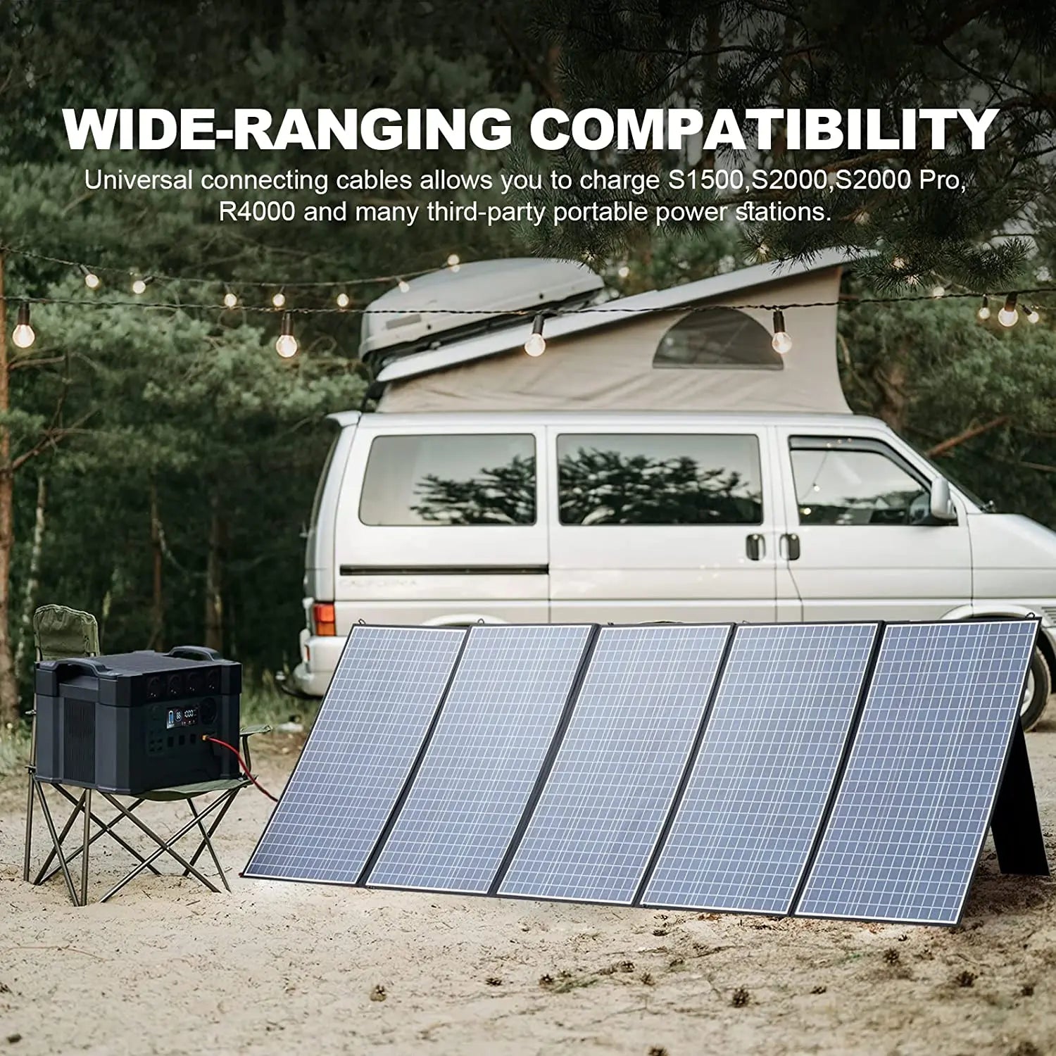 SolarisFlex Pro | Faltbares Solarpanel | Hohe Effizienz | Wetterfest | Für Camping, Garten & Notstrom