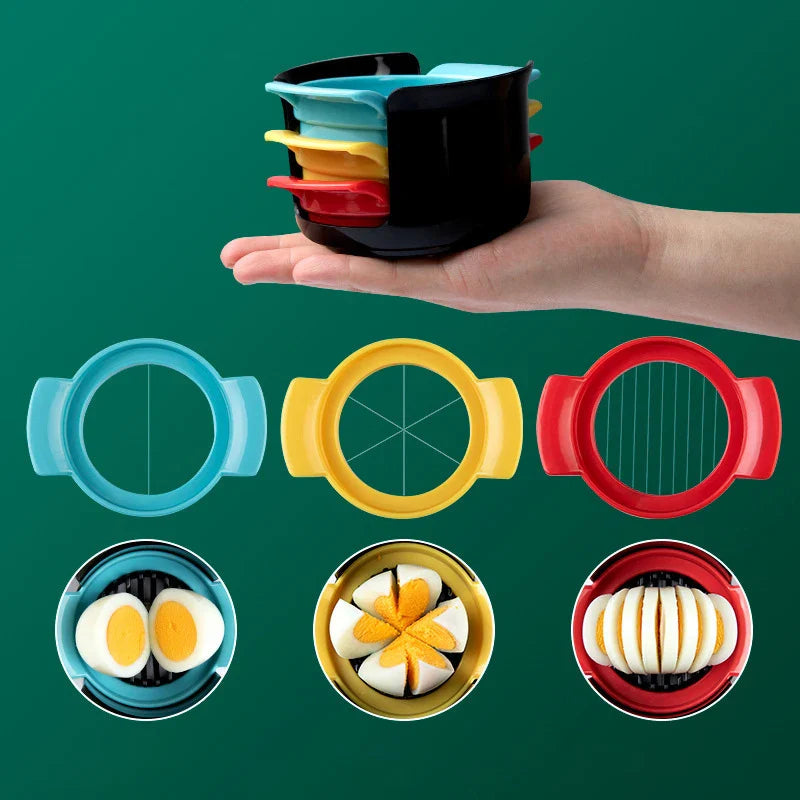EggPerfect 3-in-1 Eierschneider | Edelstahl | Kompakt & Spülmaschinengeeignet