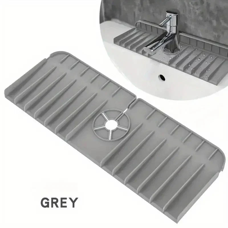 FlowDry | Silikonmatte für Spüle & Arbeitsfläche | 3-in-1 Funktion, flexibel & hygienisch | Küche & Bad