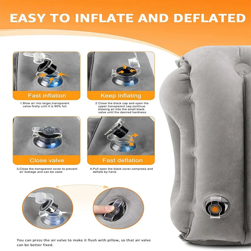 ComfortRest Travel Pillow | Ergonomisches Reisekissen für Nacken & Kopf | Kompakt und Leicht