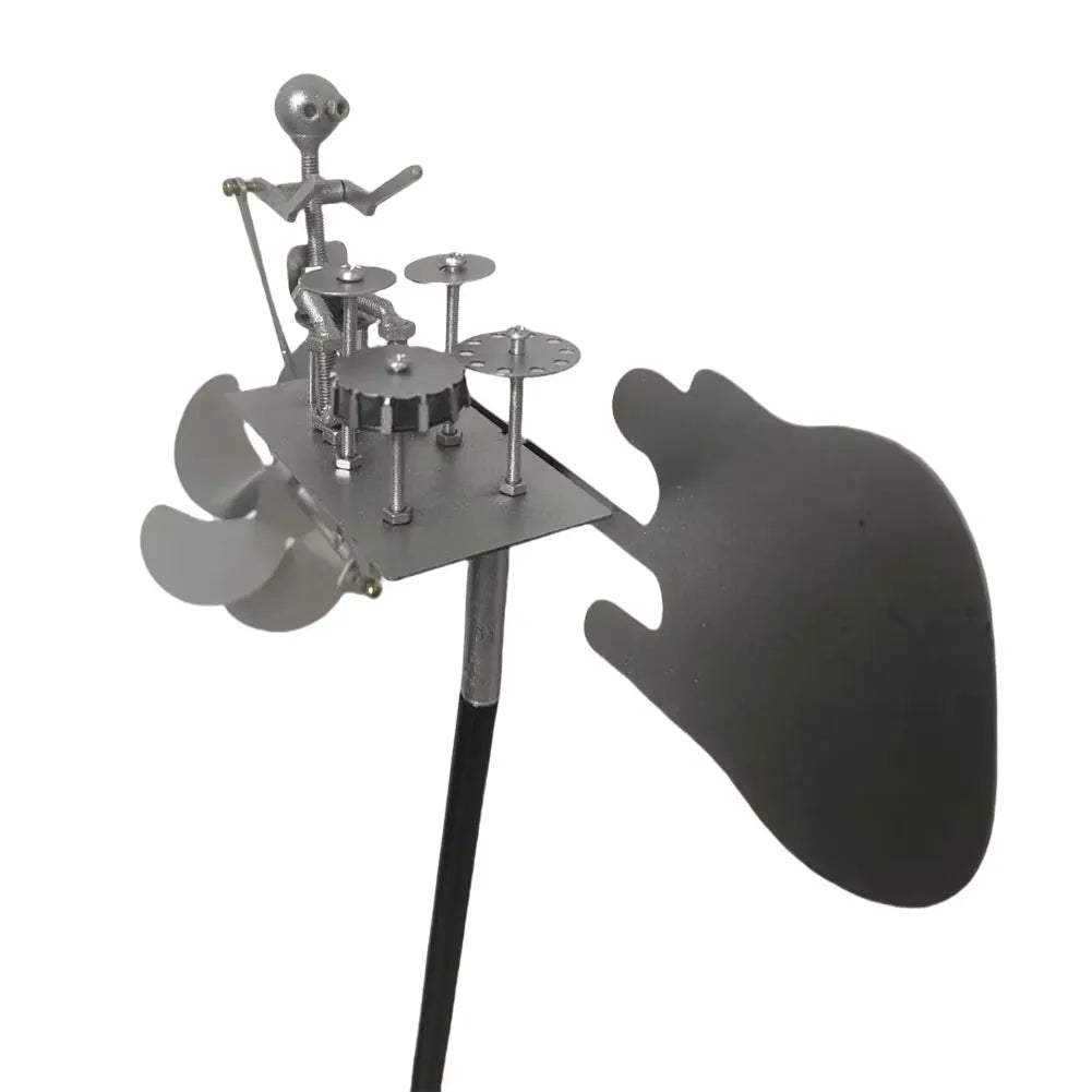 WindChord | Gitarren-Windskulptur | Handgefertigt | Windbetrieben
