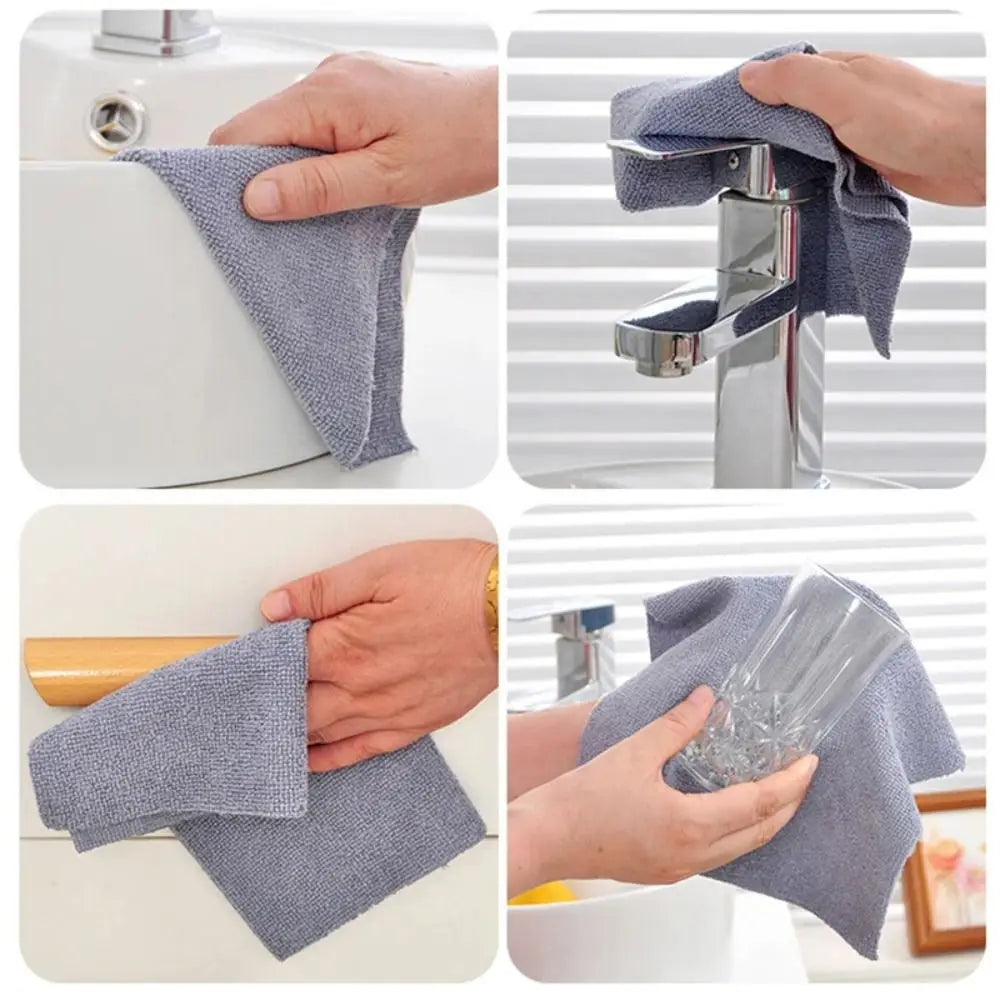 EcoTissu Rolle | Mikrofasertücher Wiederverwendbar | 20 Blatt | Waschbar & Fusselfrei