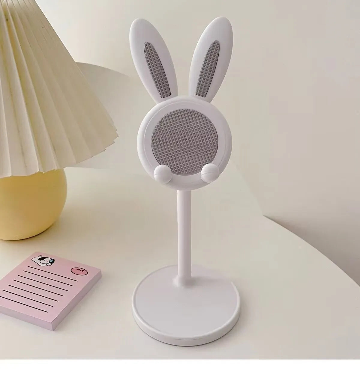 BunnyDock Handyhalter | Höhenverstellbar & Neigbar | Soft-Touch Design | Für Handy & Tablet