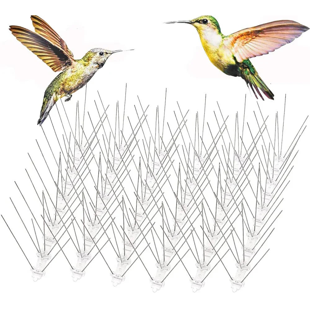 BirdGuard | Taubenabwehr-Spikes | Wetterfest & Flexibel | Tierfreundlich | 12er-Set