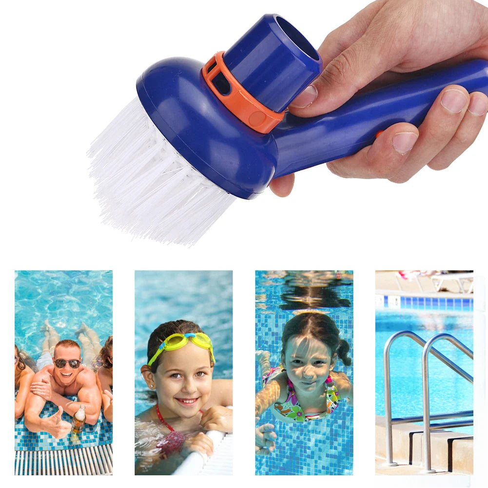 CleanSplash | Pool-Eckbürste | Gründliche Reinigung | Starke Nylonborsten | Kompakt & Effizient