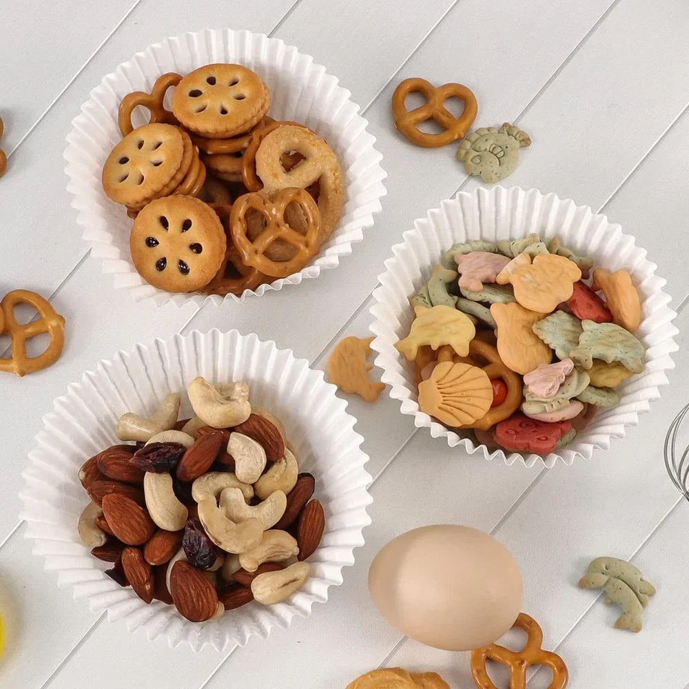 BakePro MiniSet | Papierförmchen | Lebensmittelecht & Hitzebeständig | 200 Stück