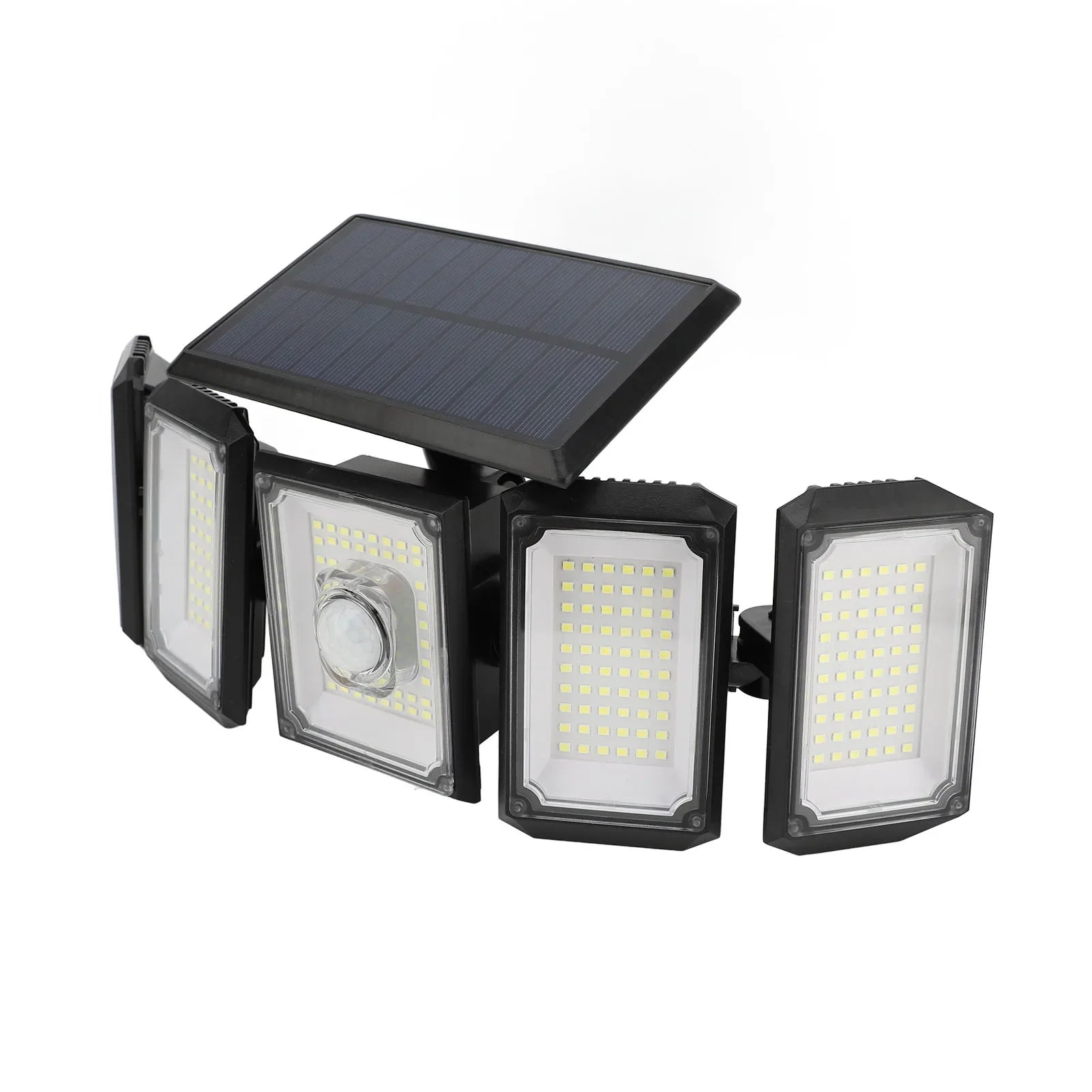 Lunavax BeamGuard | Solar Außenleuchte mit 300 LEDs | Bewegungsmelder & Fernbedienung | IP65 Wasserdicht | Für Garten, Einfahrt & Terrasse