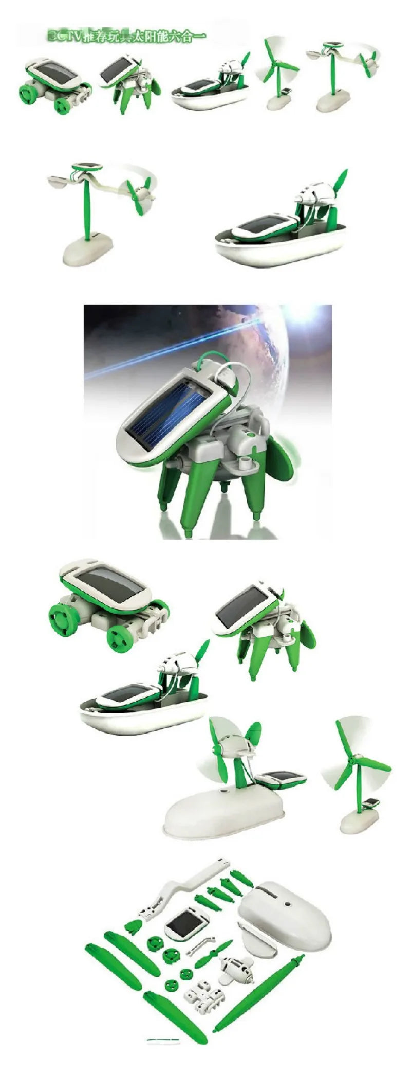 SolarBotix™ – 6-in-1 Solar-Roboterbausatz für Kinder