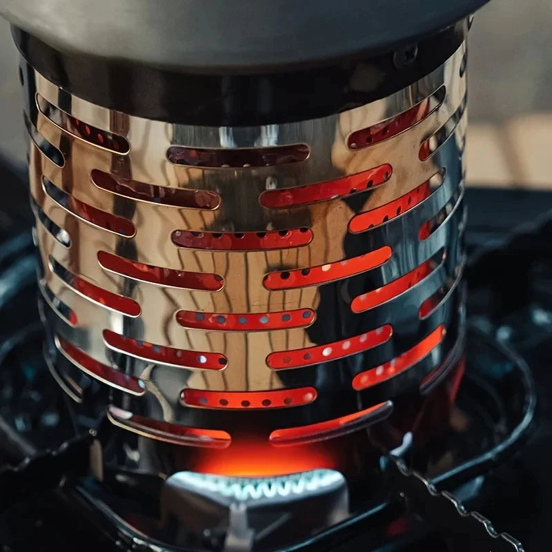 HeatMate | Mini-Gasheizer | Effiziente Wärmeverteilung | Hitzebeständiger Edelstahl