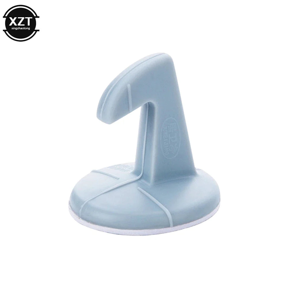 QuietGuard Türstopper | Geräuschdämpfend & Stoßabsorbierend | Mit Haken für Mehr Ordnung