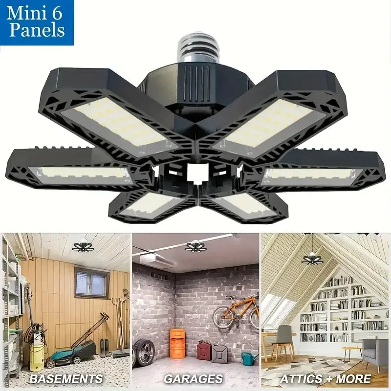 FlexiBeam | LED Deckenleuchte | Verstellbare Lichtpaneele | Für Werkstatt & Garage