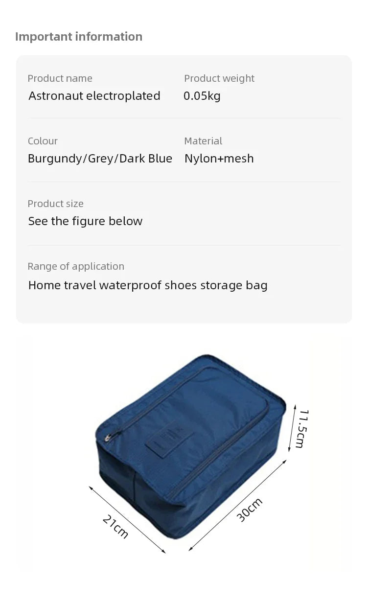 Packura | Schuh-Organizer | Wasserdicht, faltbar & vielseitig | Reisen & Aufbewahrung