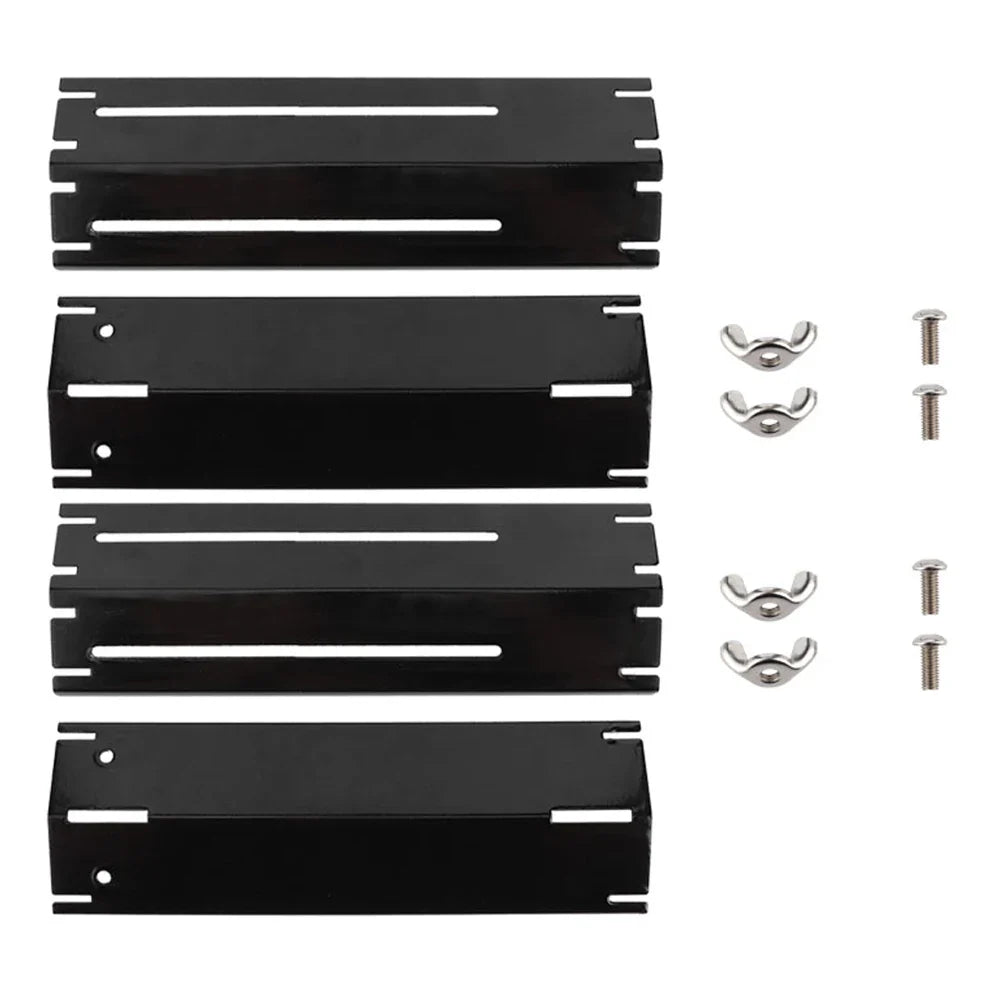 GrillGuard Pro | Verstellbares Hitzeschild-Set | Langlebig & Effizient | Für Gasgrills | Einfach zu Montieren