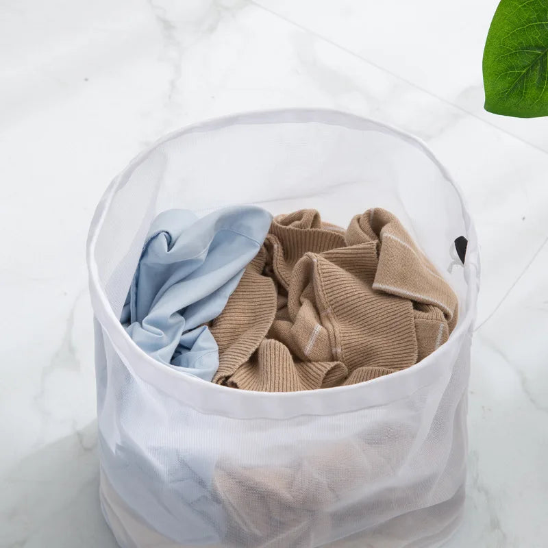 WashGuard | Wäschebeutel Großformat | Atmungsaktives Netz mit Kordelzug | Für BHs, Socken, Unterwäsche & Schuhe
