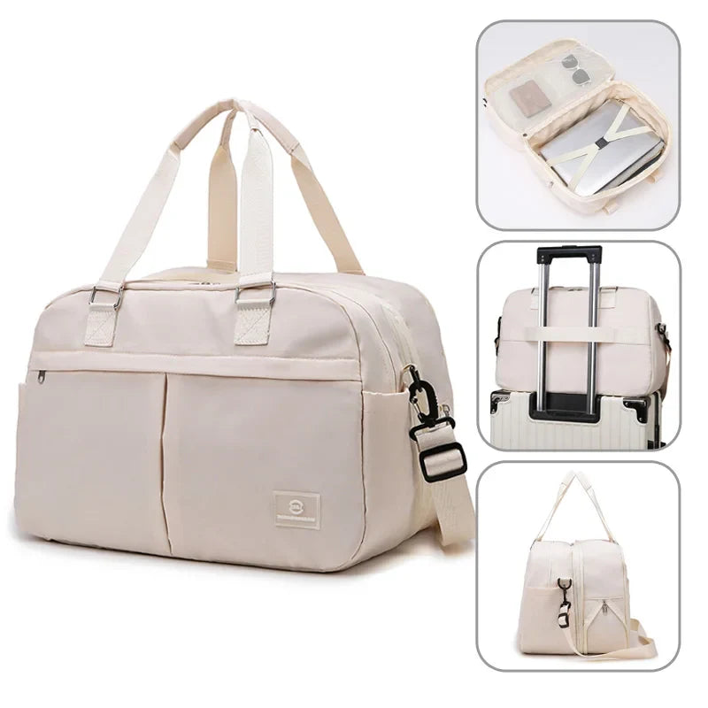 LuganoFlex Travel Bag | Erweiterbar & Flexibel | Geräumig & Stilvoll | Wasserabweisend