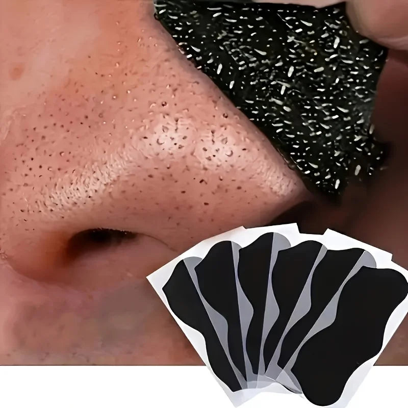 ClearPure Nose Strips | Mitesser-Pflaster Für Gesicht & Nase | Porentiefe Reinigung & Glättung | 10/50/100 Stück