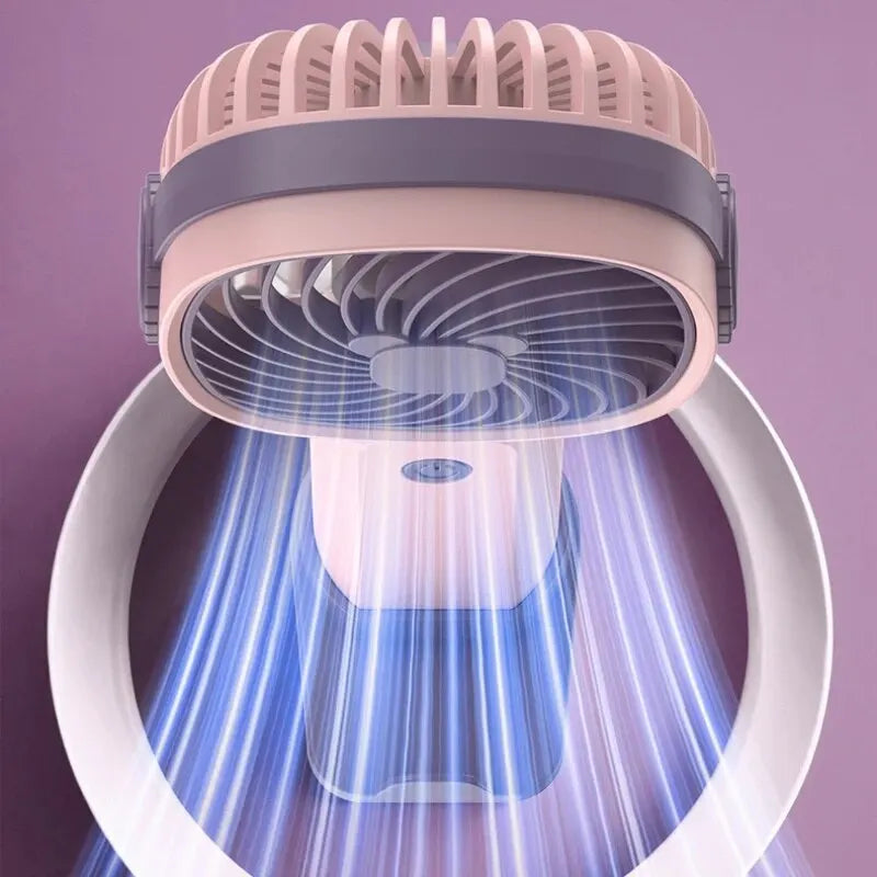 Airvalo Mini Ventilator | USB & Wiederaufladbar | Tragbar & Leise | Kompaktes Design