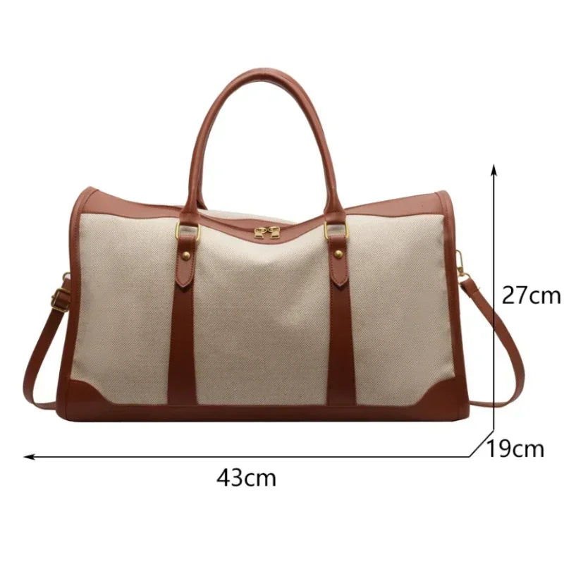 UrbanEdge | Reisetasche & Sporttasche | Canvas & PU-Leder, leicht & robust | Für Alltag, Training & Wochenendausflüge