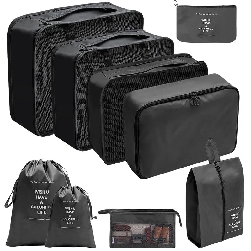 TravelPro Organizer Set | Platzsparend & Umweltfreundlich | 7-10 Teile für Perfekte Ordnung