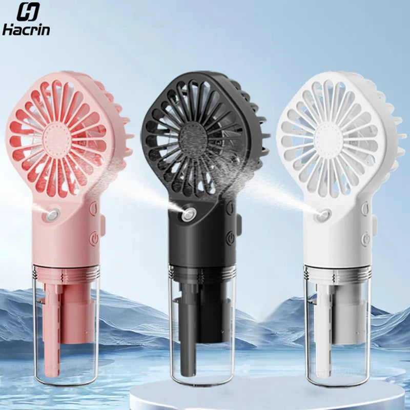 Mistify Mini Ventilator | Mit Nano-Sprühnebel | 4 Stufen | USB-ladefähig & Kompakt