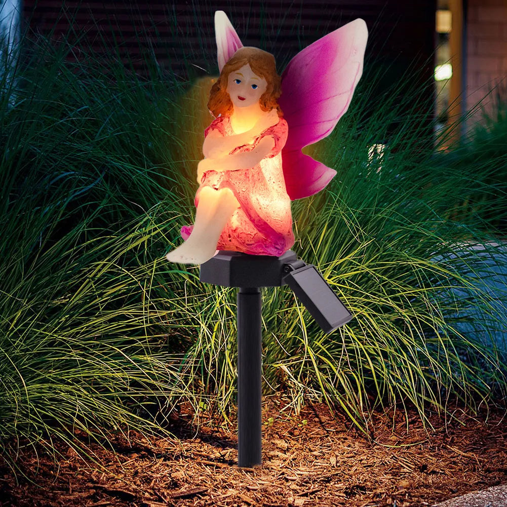 GlowSphere Elvaria | Solar-Feenleuchte | 2-in-1 Deko | Für Garten & Balkon