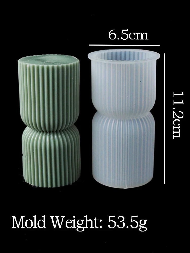 Creativa 3D Silikonform Set | Geometrische Gießformen | Für Kerzen & Seifen | Flexibel & Wiederverwendbar