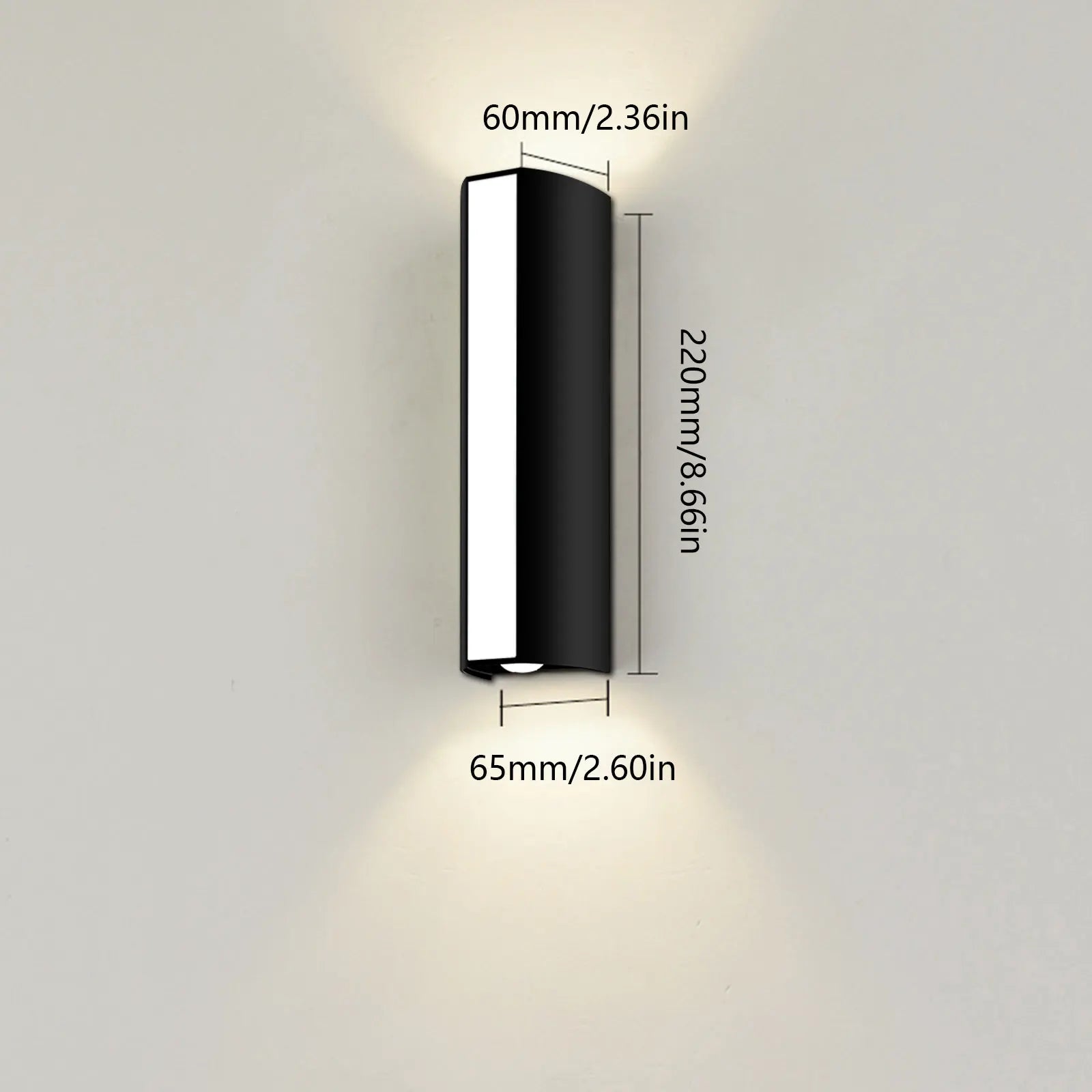 ClaraWall LED Wandleuchte | Modern & Wetterfest | 10W | IP66 Schutz