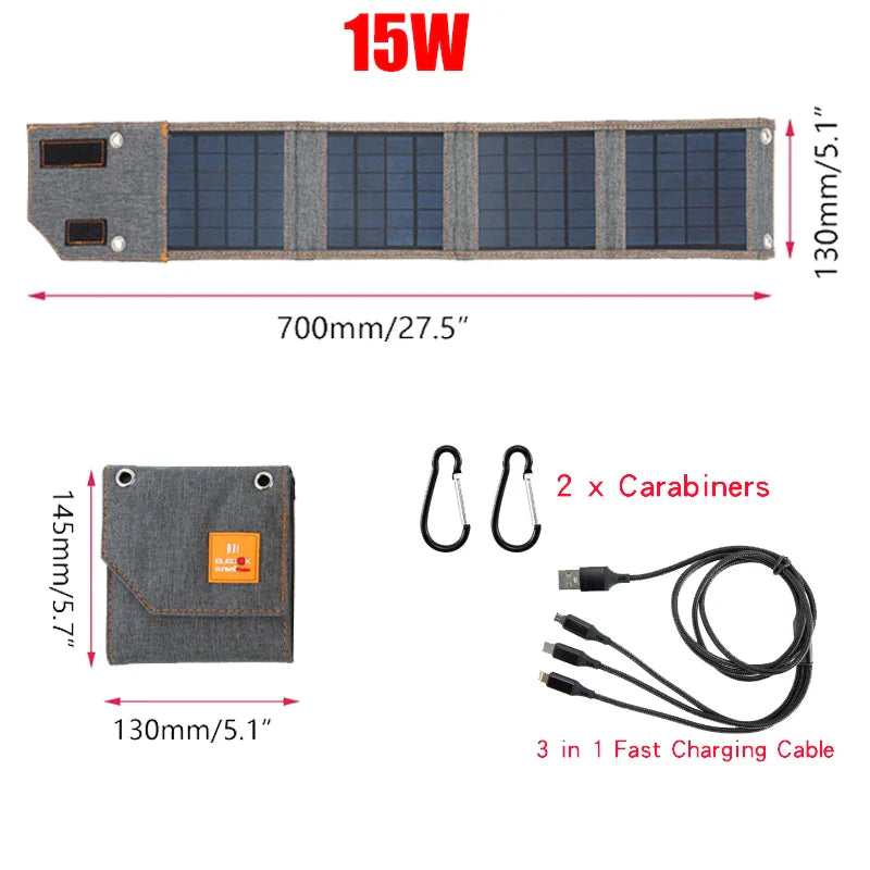 Solmate Fold | Tragbares Solarpanel | 15–30W Power für Unterwegs
