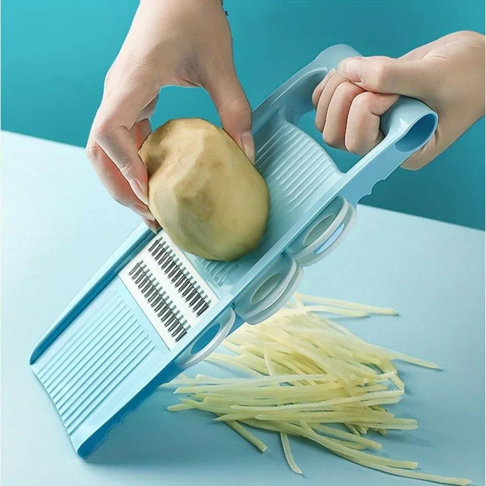 Cutlino Multischneider 5in1 | Manuell & Vielseitig | Kompakt & Ohne Strom | Für Gemüse & Obst