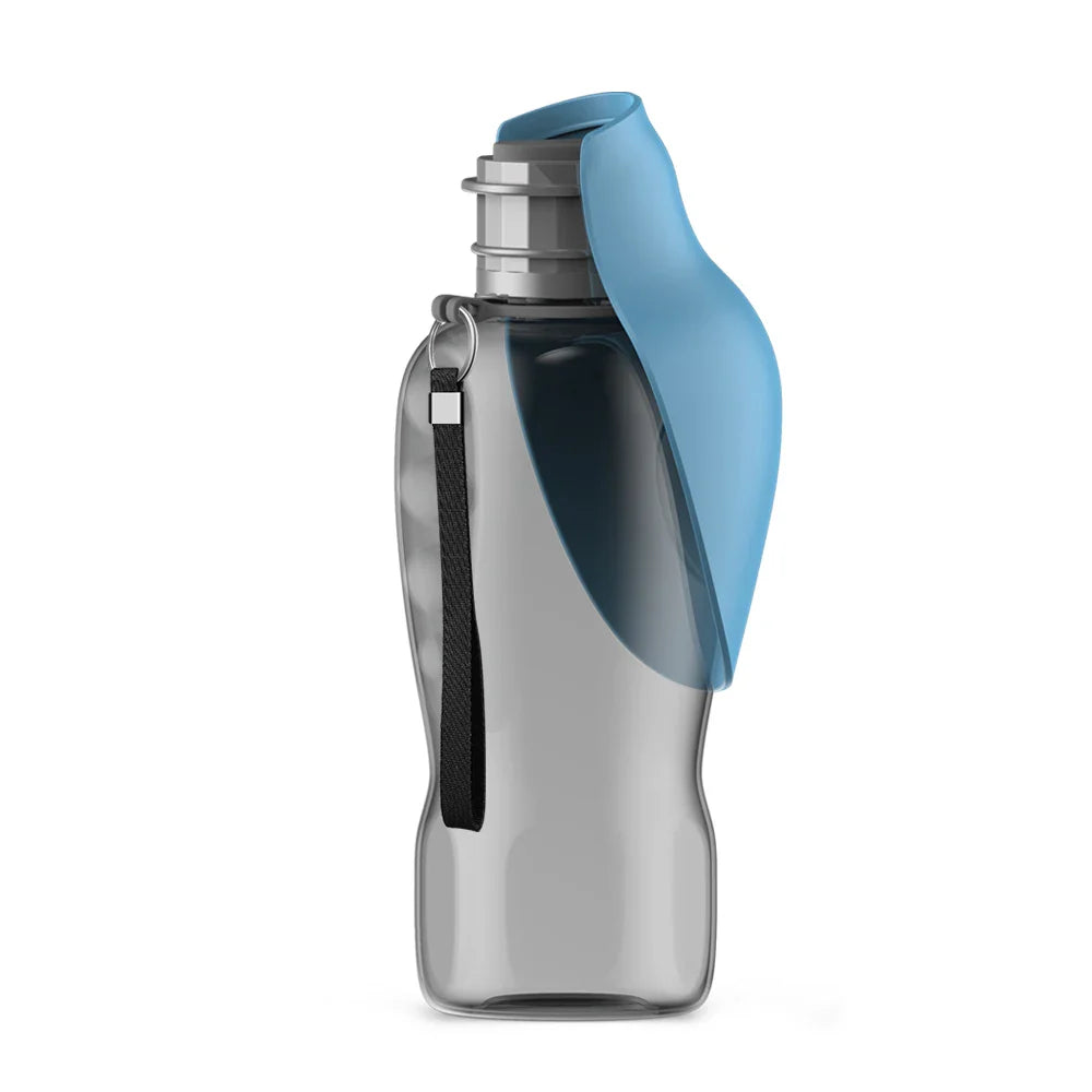 HydroPaws Hunde-Wasserflasche | Auslaufsicher | Einhand-Bedienung | BPA-frei | 800 ml Kapazität
